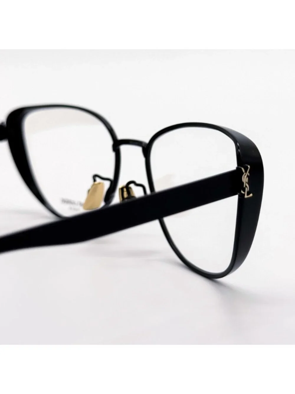 NEW SAINT LAURENT EYEGLASSES SLM92 003 WOMEN CAT EYE BLACK EYEWEAR SL M92